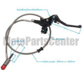 High Performance Hydraulic Clutch Cable for Dirt Bike & Road Motorcycle