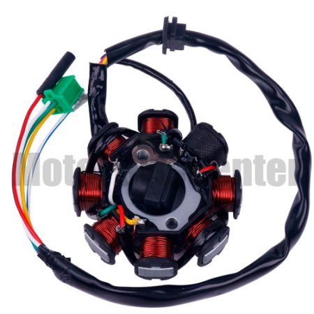 8-Coil Magneto Stator for GY6 125cc-150cc Engine