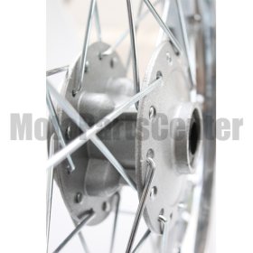 1.40*14 Front Rim Assembly for 50cc-125cc Dirt Bike (Chrome Plated)