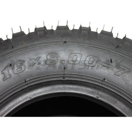 16x8.00-7 Front/Rear Tire for 50cc-125cc ATV & Go Kart