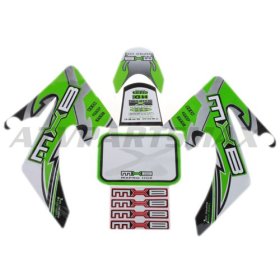 Decals for 50-125 Dirtbike-Green