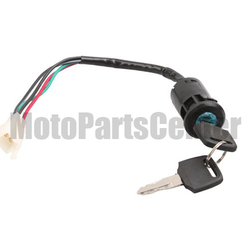 4 wire Key Ignition for ATV & Dirt Bike - Click Image to Close