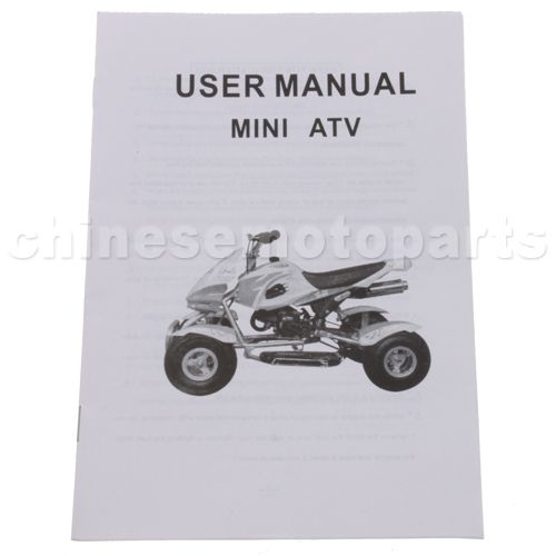 Owner\'s Manual For Mini ATV