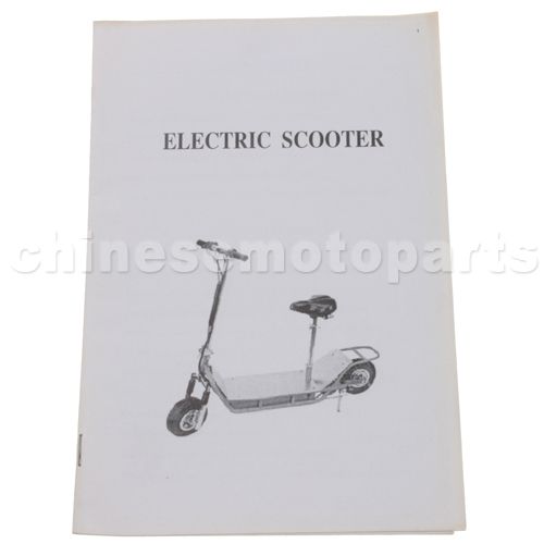 Owner\'s Manual For Electric Scooter
