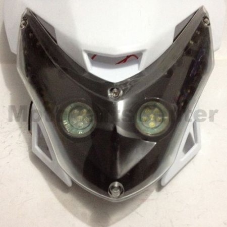 White Head Light for 110cc 125cc 150cc 200cc 250cc Dirt Bike