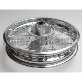1.85*12 Rear Rim Assembly for Assembly 50cc-125cc Dirt Bike (Chrome Plated)
