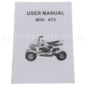 Owner's Manual For Mini ATV
