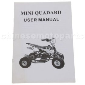 Owner's Manual For Mini Quad