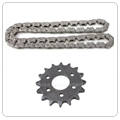 250cc Scooter Chain & Sprocket