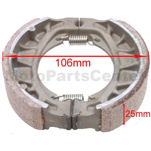 Brake Shoe for 50cc Moped Scooter - Click Image to Close