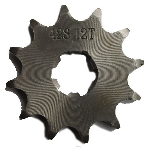 Front Sprocket 428-12 Teeth for 50cc-125cc Engine - Click Image to Close