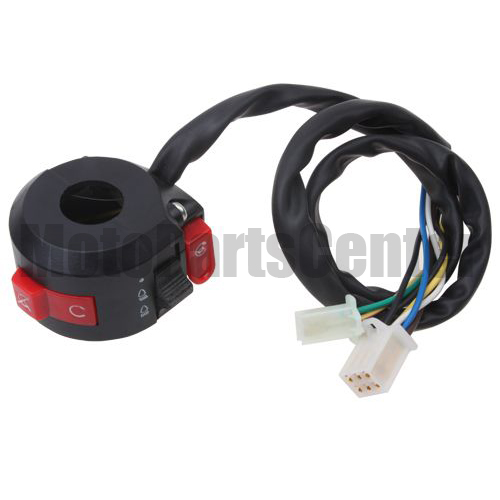 3-Function Left Switch Assembly for 50cc-250cc ATV, Dirt Bike & Go Kart - Click Image to Close
