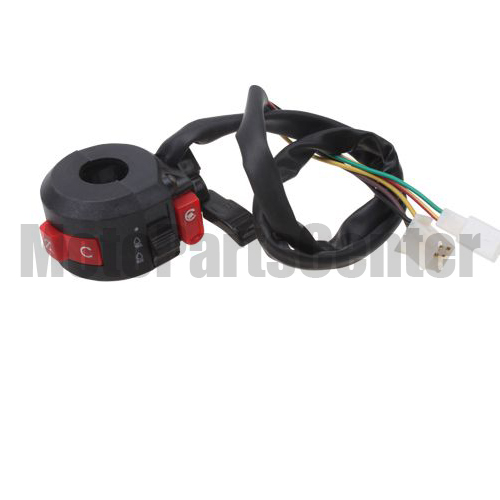 3 function Left Switch Assembly with Choke Lever for 50cc-250cc ATV & Go Kart