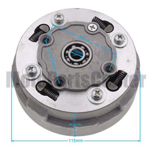 17 Tooth Automatic Clutch for 50cc-125cc Engine - Click Image to Close