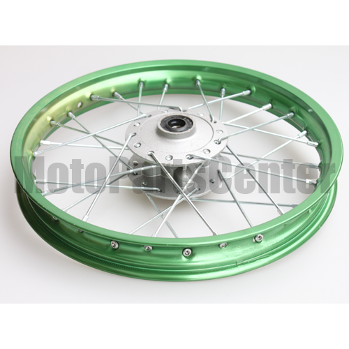 1.40*14 Front Rim Assembly for 50cc-125cc Dirt Bike (Oxidized) - Click Image to Close