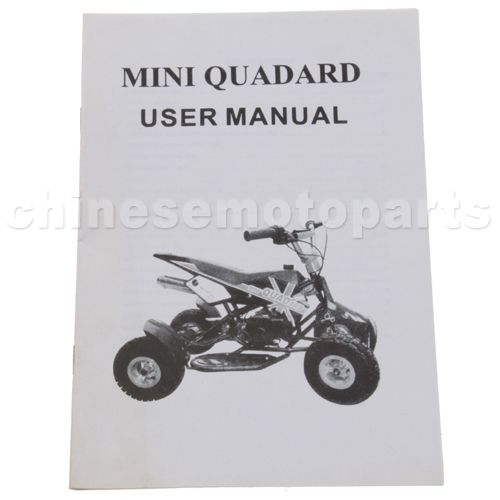 Owner's Manual For Mini Quad - Click Image to Close