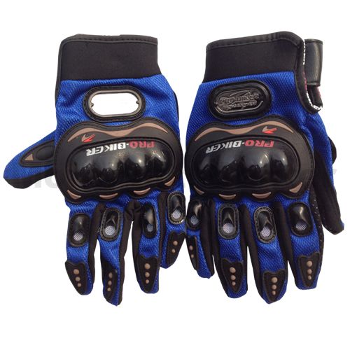 Pro-Biker Motocross Glove - Blue - Click Image to Close